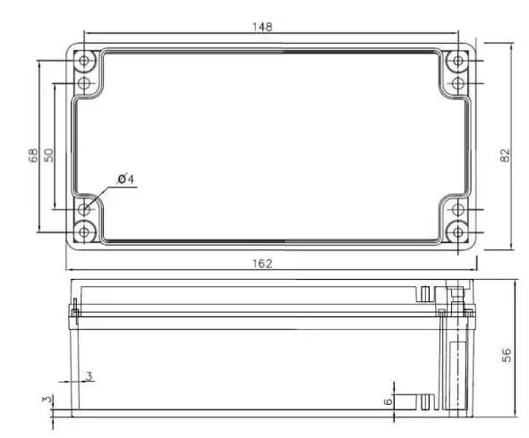 Junction box drawing