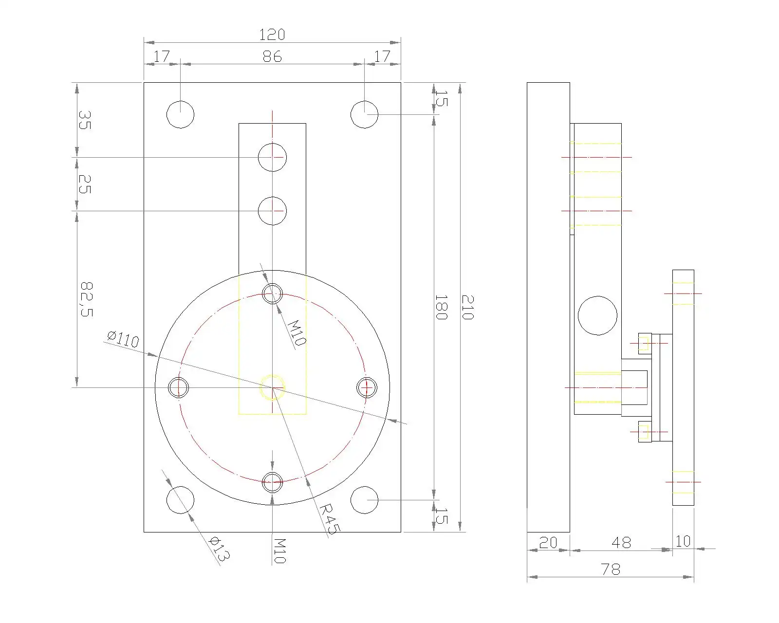 Tank weigh drawing