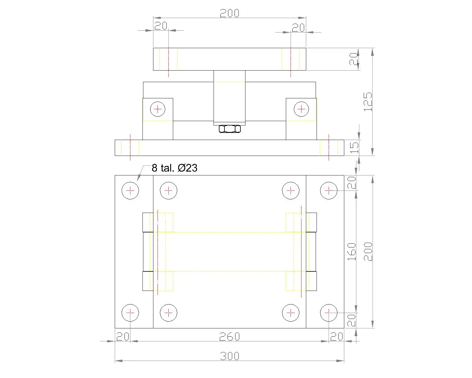 Tank weigh 5-25 drawing
